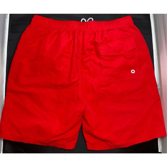 Fashion Beach Pants Men Loose Large Size Cotton Letters Printed Blue Five-Point - Picture 7 of 12